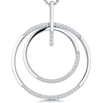 Load image into Gallery viewer, Sterling Silver Double Circle Pendant-JOOLS by Jenny Brown