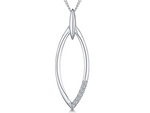 Load image into Gallery viewer, Sterling Silver Open Oval Pendant - JOOLS By Jenny Brown