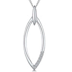 Load image into Gallery viewer, Sterling Silver Open Oval Pendant - JOOLS By Jenny Brown