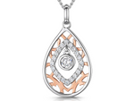 Load image into Gallery viewer, Rose Gold Evil Eye Centre Pendant-JOOLS By Jenny Brown