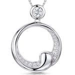 Load image into Gallery viewer, Large, Ornate Open Circle Pendant