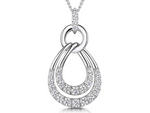 Load image into Gallery viewer, Double Pave Teardrop Pendant-JOLS by Jenny Brown