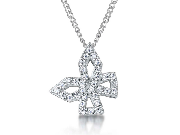 Sterling Silver Offset Star Pendant - JOOLS By Jenny Brown