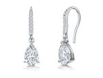 Load image into Gallery viewer, Sterling Silver Tear Drop Fishhook Earrings - JOOLS By Jenny Brown
