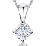 Load image into Gallery viewer, Sterling Silver 1 Carat Solitaire Pendant - JOOLS By Jenny Brown