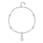 Load image into Gallery viewer, Sterling Silver Full Necklace With Three Circle Drops -JOOLS by Jenny Brown