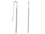 Load image into Gallery viewer, Sterling Silver Long Stick Earrings