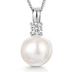 Load image into Gallery viewer, Sterling Silver 9mm Freshwater Pearl Pendant -JOOLS by Jenny Brown