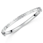 Load image into Gallery viewer, Sterling Silver Bangle With A Textured, Mosaic Finish-JOOLS by Jenny Brown
