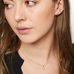 Load image into Gallery viewer, Sterling Silver Rub Set Oval Pendant And Earring SetEarring And Pendant Set - JOOLS By Jenny Brown