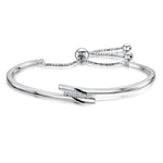 Load image into Gallery viewer, Sterling Silver and Cubic Zirconia Friendship Bracelet- JOOLS By Jenny Brown