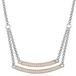 Load image into Gallery viewer, sterling-silver-and-rose-gold-double-trapezium-shape-pendant