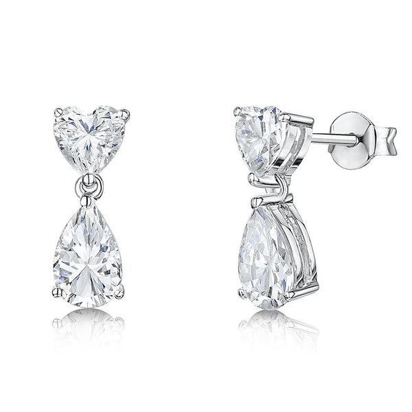 Sterling Silver Teardrop Earrings - JOOLS By Jenny Brown