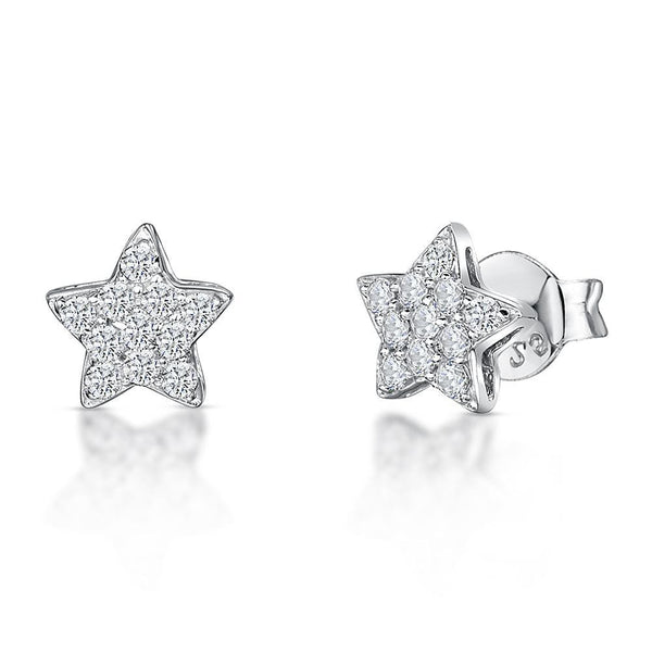 Sterling Silver Star Stud Earrings- JOOLS By Jenny Brown