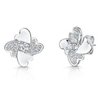 Load image into Gallery viewer, Sterling Silver 4 Heart Stud Earrings-JOOLS by Jenny Brown