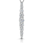 Load image into Gallery viewer, Sterling Silver Graduated Oval Pendant