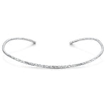 Load image into Gallery viewer, Woven Siiver Textured Choker Necklace