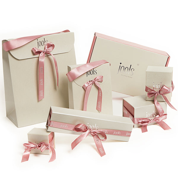 Sterling Silver Rose Gold Square Stud Earring - JOOLS By Jenny Brown