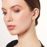 Load image into Gallery viewer, Yellow Gold  Pull Through Earrings
