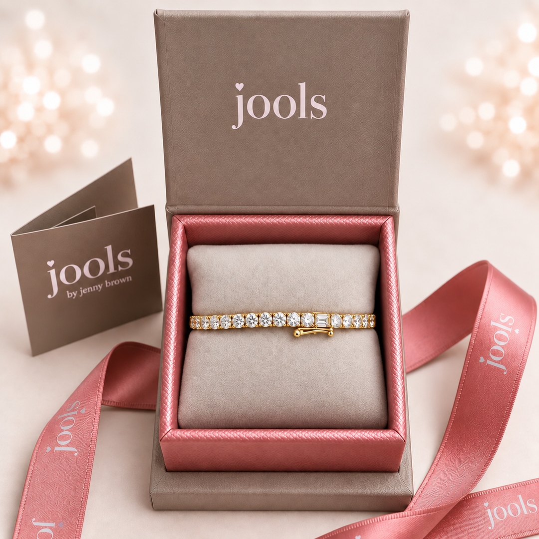 Gold Vermeil 6 Carat Cubic Zirconia Tennis Bracelet