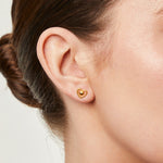 Load image into Gallery viewer, Sterling Silver  Woven Open Heart  Earrings - JOOLS By Jenny Brown
