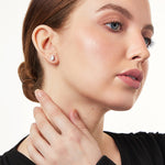 Load image into Gallery viewer, Sterling Silver Single Pear Shape Stone  Stud Earring  - JOOLS By Jenny Brown
