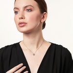 Load image into Gallery viewer, Sterling Silver One Carat Solitaire Rub Over Pendant - JOOLS By Jenny Brown
