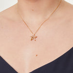 Load image into Gallery viewer, Yellow Gold Pentagram Pendant- JOOLS By Jenny Brown
