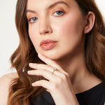 Load image into Gallery viewer, Yellow Gold 1 Carat Cubic Zirconia Solitaire Ring
