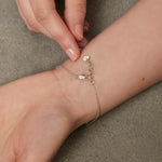 Load image into Gallery viewer, Sterling Silver Chain Cubic Zirconia Panel Bracelet JOOLS by Jenny Brown
