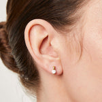 Load image into Gallery viewer, Yellow Gold 2 Claw Stud Earrings

