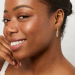 Load image into Gallery viewer, Yellow Gold Paperlink Drop Earrings
