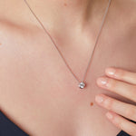 Load image into Gallery viewer, Sterling Silver 1 Carat Rubset Pendant-JOOLS by Jenny Brown
