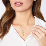 Load image into Gallery viewer, Yellow Gold Seven Cubic Zirconia Stones Bubble Pendant -JOOLS by Jenny Brown
