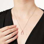 Load image into Gallery viewer, Sterling Silver Wishbone Pendant
