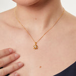 Load image into Gallery viewer, Yellow Gold Knot Pendant-Jools by Jenny Brown
