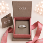 Load image into Gallery viewer, Sterling Silver Half Eternity Channel Set Ring| Premium Cubic Zirconia
