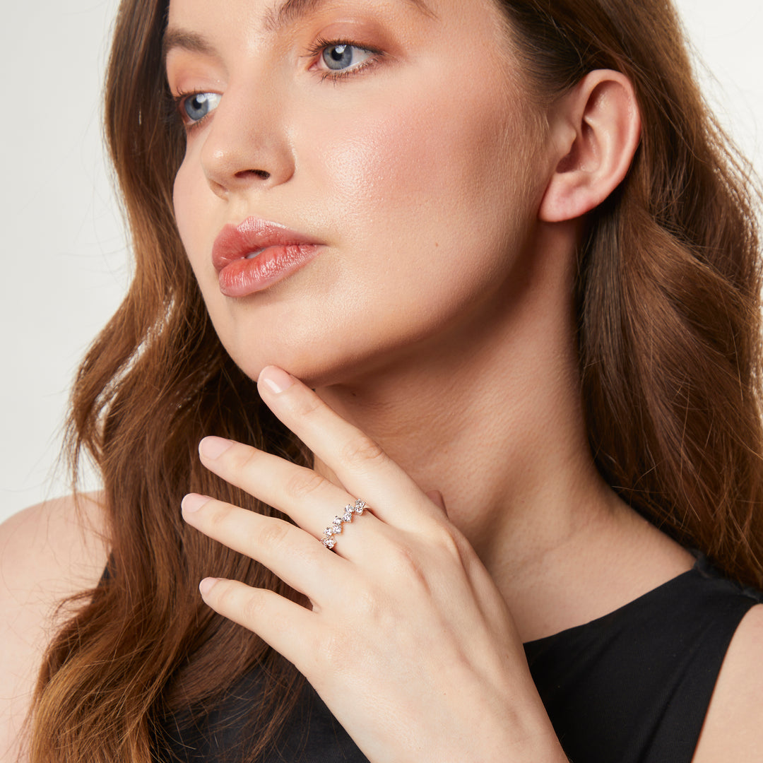 Sterling Silver ZigZag Ring  - JOOLS By Jenny Brown