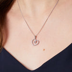 Load image into Gallery viewer, Sterling Silver Twisted Heart Pendant - JOOLS By Jenny Brown
