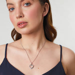 Load image into Gallery viewer, Sterling Silver Double Open Heart Pendant-JOOLS By Jenny Brown
