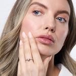 Load image into Gallery viewer, Sterling Silver  Ring And  Rose Gold Ring
