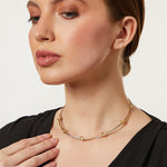 Load image into Gallery viewer, 9ct White &amp; Yellow Gold Full Collar Necklace
