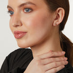 Load image into Gallery viewer, 9ct White &amp; Yellow Gold Open Diamond Heart Studs
