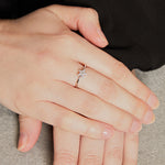 Load image into Gallery viewer, White Gold &amp; Diamond Flower Ring-JOOLS by Jenny Brown
