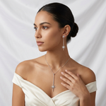 Load image into Gallery viewer, North Star Dramatic Drop Earrings
