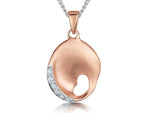 Load image into Gallery viewer, Sterling Silver Rose Gold Nugget Pendant - JOOLS By Jenny Brown
