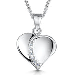 Load image into Gallery viewer, Sterling Silver Polished Heart Pendant
