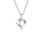Load image into Gallery viewer, Sterling Silver Polished Heart Pendant
