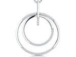 Load image into Gallery viewer, Sterling Silver Double Circle Pendant-JOOLS by Jenny Brown
