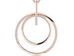 Load image into Gallery viewer, Rose Gold Double Circle Pendant-JOOLS by Jenny Brown
